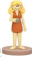 PIERRETTE MINI FIGURA GOMA HELLO MAESTRO - ÉRASE UNA VEZ