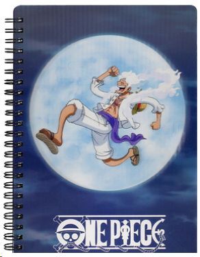 ONE PIECE LIBRETA EFECTO 3D GEAR 5