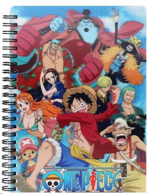 ONE PIECE LIBRETA EFECTO 3D GRUPO