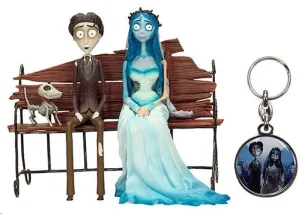 SET FIGURAS + REGALO LLAVERO METALICO LA NOVIA CADAVER