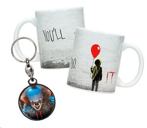 YOU'LL FLOAT TOO TAZA + REGALO LLAVERO METALICO IT