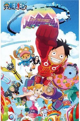 ONE PIECE PUNK RECORDS POSTER 3D