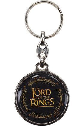 EL SEÑOR DE LOS ANILLOS LLAVERO REDONDO LOGO