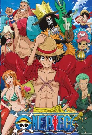 ONE PIECE POSTER EFECTO3D GRUPO