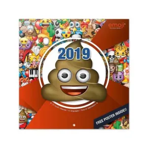 CALENDARIO 2019 EMOJI 30X30 CM                                             