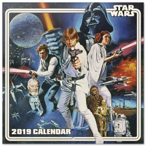 CALENDARIO 2019 STAR WARS CLASSIC 30X30 CM                                 