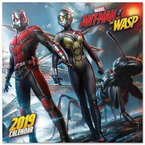 CALENDARIO 2019 ANT-MAN AND THE WASP MARVEL 30X30 CM                       