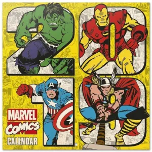 CALENDARIO 2019 MARVEL COMICS 30X30 CM                                     