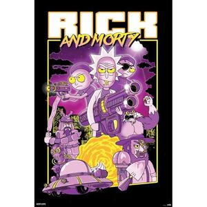 POSTER RICK Y MORTY CHARACTERS 61 X 91 CM                                  