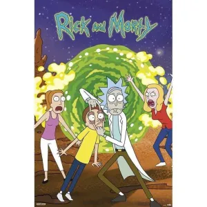 POSTER RICK Y MORTY PORTAL 61 X 91 CM                                      