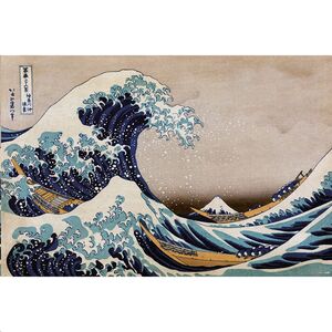 POSTER THE GREAT WAVE OFF KANAGAWA 61 X 91 CM
