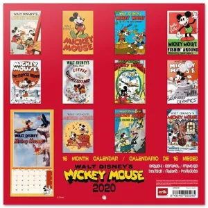 CALENDARIO 2020 MICKEY DISNEY 30X30                                        