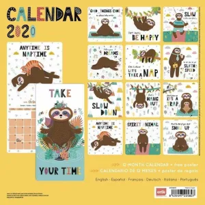 CALENDARIO 2020 PEREZOSO 30X30                                             