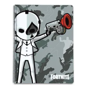 FORTNITE CUADERNO TAPA PP A4 5X5 MICROPERFORADO