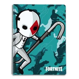 FORTNITE CUADERNO TAPA PP A4 5X5 MICROPERFORADO