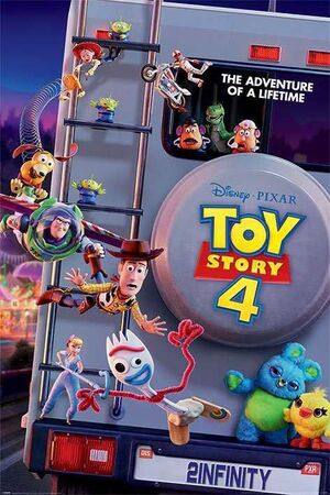 POSTER TOY STORY 4 TO INFINITY 61 X 91.5 CM                                