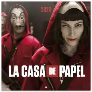 CALENDARIO 2020 LA CASA DE PAPEL 30X30                                     