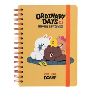 LINE FRIENDS AGENDA ESCOLAR 2021/2022 SEMANA VISTA 12