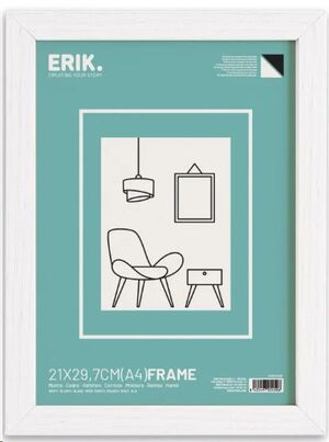 MARCO A4 29,7 X 21 CM MDF BLANCO
