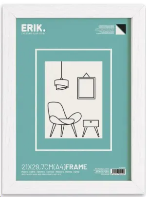 MARCO A4 29,7 X 21 CM MDF BLANCO