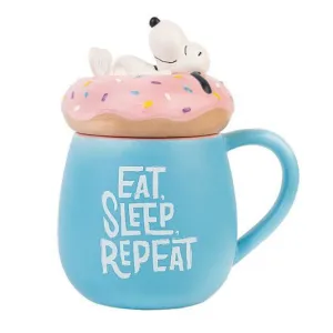 SNOOPY TAZA 3D EAT SLEEP REPEAT