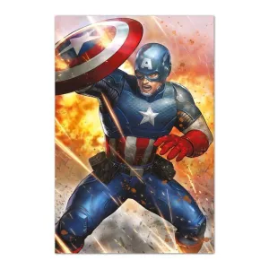 POSTER MARVEL CAPITAN AMERICA UNDER FIRE 61 X 91,5 CM POSTER MARVEL CAPITAN AMERICA UNDER FIRE 61 X 91,5 CM