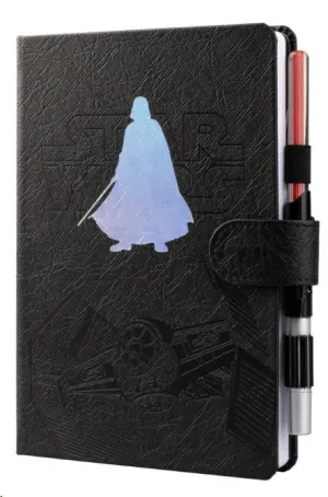STAR WARS CUADERNO PREMIUM A5 CON BOLIGRAFO SABLE DE LUZ DARTH VADER