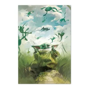 POSTER STAR WARS GROGU TRAINING 61 X 91,5 CM