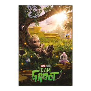 POSTER MARVEL GROOT CHILL TIME 61 X 91 CM