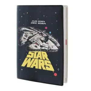 AGENDA ESCOLAR 2023/2024 SEMANA VISTA POCKET 17 MESES STAR WARS