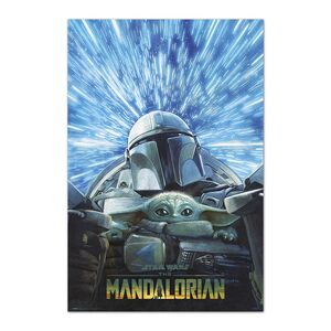 POSTER STAR WARS THE MANDALORIAN HYPERSPACE 61 X 91 CM
