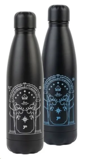EL SEÑOR DE LOS ANILLOS BOTELLA METALICA TERMOCOLORA 750 ML PUERTA DE MORIA
