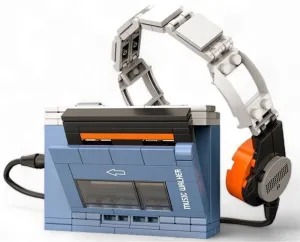MADNESSTOYS BRICKS POP SERIES PORTABLE CASSETTE PLAYER