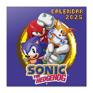 SONIC THE HEDGEHOG CALENDARIO 2025 30X30 CM