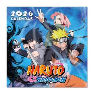 NARUTO SHIPPUDEN CALENDARIO 2026 30X30