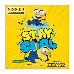 MINIONS CALENDARIO 2026 30X30