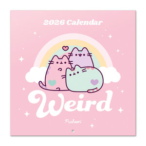 PUSHEEN CALENDARIO 2026 30X30