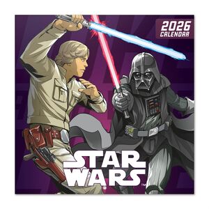 STAR WARS CALENDARIO 2026 30X30