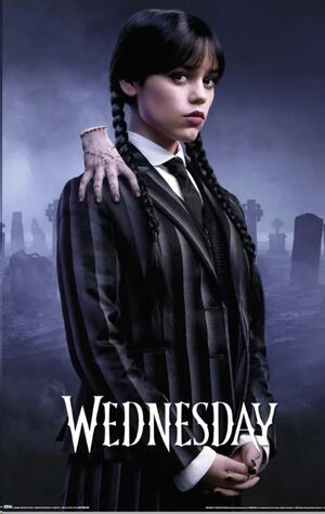 POSTER WEDNESDAY ADDAMS Y COSA TEMPORADA 2