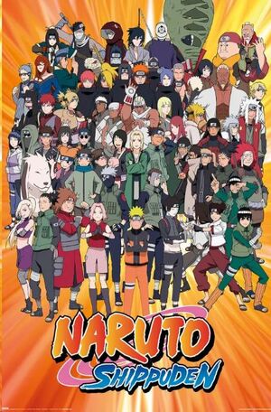 POSTER NARUTO SHIPPUDEN PERSONAJES