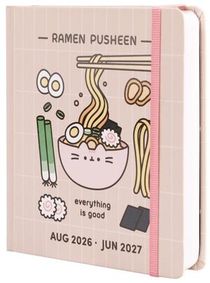 PUSHEEN AGENDA ESCOLAR 2026/2027 DIA PAGINA M CON LOMO 11 MESES SUSHI ROLL