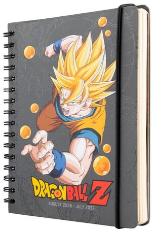 DRAGON BALL AGENDA ESCOLAR 2026/2027 SEMANA VISTA A5 12 MESES