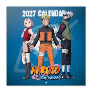 CALENDARIO 2027 30X30 NARUTO SHIPPUDEN