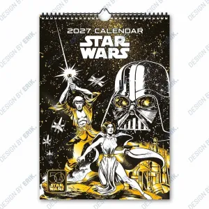 CALENDARIO 2027 30X30 STAR WARS 50 ANIVERSARIO