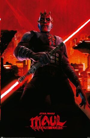 POSTER STAR WARS DARTH MAUL SHADOW LORD