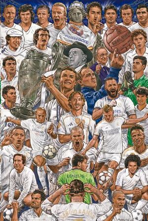 POSTER LEYENDAS DEL MADRID POR MORALES DE LOS RIOS