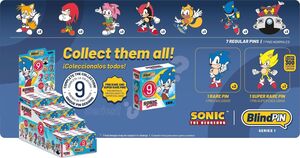 BLINDPIN SERIE 1 PINS MISTERIOSOS COLECCIONABLES SONIC