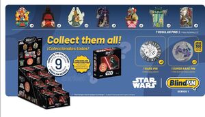BLINDPIN SERIE 1 PINS MISTERIOSOS COLECCIONABLES STAR WARS