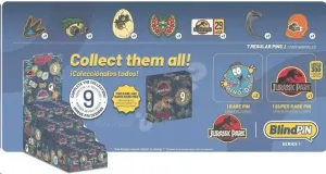 BLINDPIN SERIE 1 PINS MISTERIOSOS COLECCIONABLES JURASSIC PARK