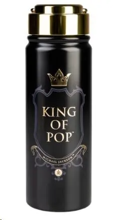 MICHAEL JACKSON BOTELLA METALICA FRIA Y CALIENTE 550 ML